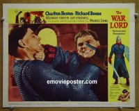 #2478 WAR LORD lobby card #1 '65 Charlton Heston