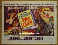 #9422 WAR LOVER Title Lobby Card '62 Steve McQueen, Wagner