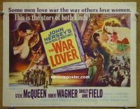 Y379 WAR LOVER title lobby card '62 Steve McQueen, Robert Wagner