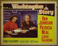 #2480 WASHINGTON STORY lobby card #7 '52 Van Johnson