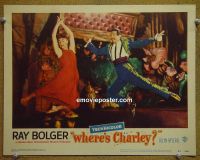 #2498 WHERE'S CHARLEY lobby card #1 '52 Ray Bolger