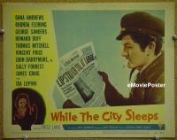 #473 WHILE THE CITY SLEEPS LC #4 '56 F. Lang 
