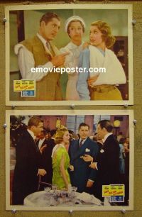 #1359 WIFE, DOCTOR & NURSE 2 lobby cards '37 Young