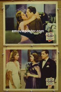 #1360 WIFE, HUSBAND & FRIEND 2 lobby cards '39 Young