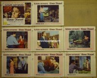 #5492 WOMAN OBSESSED 8 LCs '59 Susan Hayward 