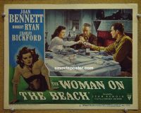 #2519 WOMAN ON THE BEACH lobby card #3 '46 Bennett