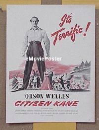 #140 CITIZEN KANE ad '41 Orson Welles 
