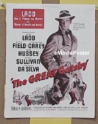 #147 GREAT GATSBY ad '49 Alan Ladd 