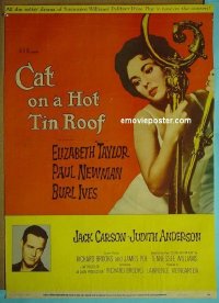 #2206 CAT ON A HOT TIN ROOF 30x40 '58 Taylor 