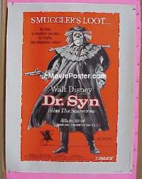 #201 DR. SYN, ALIAS THE SCARECROW 30x40 R75