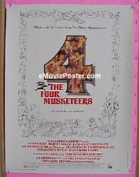#230 THE FOUR MUSKETEERS 30x40'75Raquel Welch 