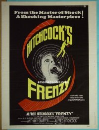 #2215 FRENZY 30x40 '72 Alfred Hitchcock 