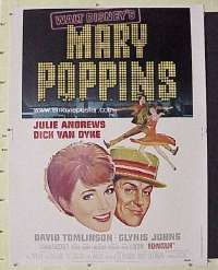 #077 MARY POPPINS 30x40 R80 Julie Andrews 