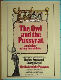 #2235 OWL & THE PUSSYCAT 30x40 '71 Streisand 