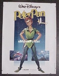 #087 PETER PAN 30x40 R82 Walt Disney classic 