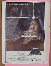 #099 STAR WARS 30x40 '77 George Lucas, Ford 