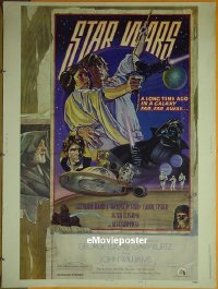 #057 STAR WARS style D 30x40 1978 George Lucas