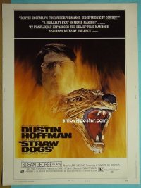 #2245 STRAW DOGS 30x40 '72 Dustin Hoffman 