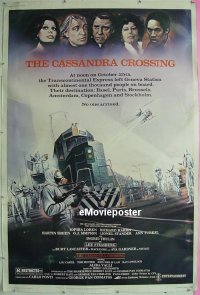 #199 CASSANDRA CROSSING 40x60 '77 Loren 