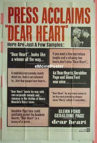 #014 DEAR HEART 40x60 '65 Glenn Ford 