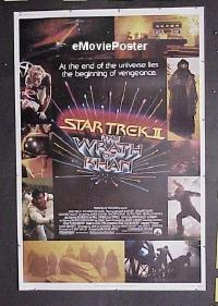 #032 STAR TREK 2 40x60 '82 Nimoy, Shatner 