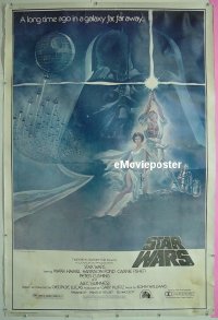 #236 STAR WARS 40x60 '77 George Lucas, Ford 