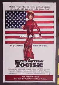 #037 TOOTSIE 40x60 '82 Dustin Hoffman, Lange 