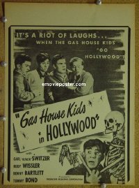 #3369 GAS HOUSE KIDS IN HOLLYWOOD ad '47 