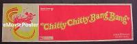 #006 CHITTY CHITTY BANG BANG paper banner '69 