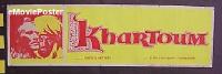 #007 KHARTOUM paper banner'66 Charlton Heston 