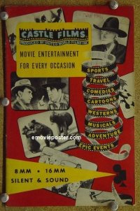 #2895 CASTLE FILMS catalog '61 A & C 