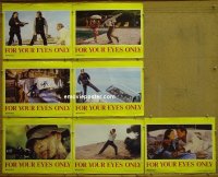 #2857 FOR YOUR EYES ONLY 7 foreign LCs81 Bond 