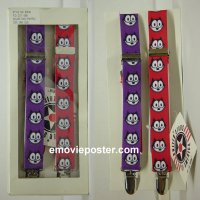 #3132 FELIX red/purple suspenders J.G. Hook 