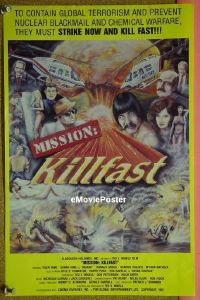 #107 MISSION KILLFAST press sheet '91 Mikels 