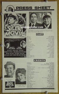 #3215 SILENT MOVIE Aust press sheet '76 