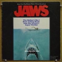 #2226 JAWS soundtrack LP75 Spielberg,Scheider 