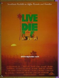 #9105 TO LIVE & DIE IN LA special poster '85 
