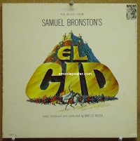#1666 EL CID soundtrack album '61 Heston 