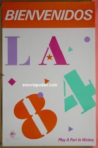 #9069 '84 OLYMPICS IN LA special poster '84 