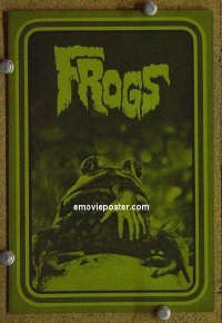 #3318 FROGS brochure '72 Ray Milland 