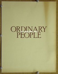 #3344 ORDINARY PEOPLE brochure '80 Sutherland 