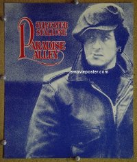 #3346 PARADISE ALLEY brochure '78 Stallone 