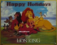 #291 LION KING special poster '94 Disney 