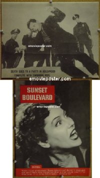 #3023 SUNSET BOULEVARD promo brochure '50 oversized magazine filled with images & info!