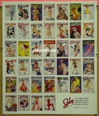 #247 SPICY PULP MAGAZINE COVERS uncut cards 