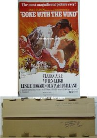 #7748 GONE WITH THE WIND standee R80 Gable 