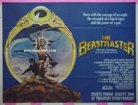 #8579 BEASTMASTER subway poster '82 Singer 