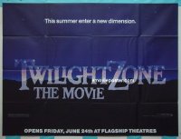 #8612 TWILIGHT ZONE subway poster '83 Lithgow 