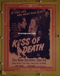 #2909 KISS OF DEATH local WC '47 Mature 