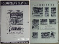 U064 BEHIND THE HIGH WALL movie pressbook '56 Tom Tully